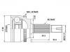 Gelenksatz, Antriebswelle CV Joint Kit:43470-09A14