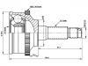 Jeu de joints, arbre de transmission CV Joint Kit:6828