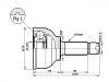 ремкомплект граната CV Joint Kit:44305-692-671