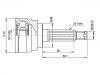 Jeu de joints, arbre de transmission CV Joint Kit:44101-60B20