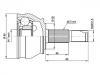 Gelenksatz, Antriebswelle CV Joint Kit:60589273