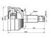 Jeu de joints, arbre de transmission CV Joint Kit:44010-SR1-003