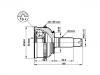 ремкомплект граната CV Joint Kit:44010-SR3-953