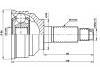 Jeu de joints, arbre de transmission CV Joint Kit:G560-25-500A