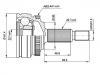 ремкомплект граната CV Joint Kit:34331017