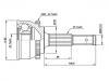 ремкомплект граната CV Joint Kit:39211-50Y10