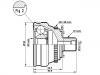 Gelenksatz, Antriebswelle CV Joint Kit:893 498 099C