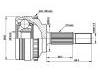 ремкомплект граната CV Joint Kit:77 00 110 484