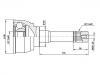 球笼修理包 CV Joint Kit:44010-60A20