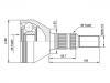 Jeu de joints, arbre de transmission CV Joint Kit:374471