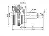 CV Joint Kit:44014-S6D-G50