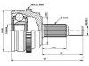 Jeu de joints, arbre de transmission CV Joint Kit:82 00 169 281