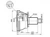 Gelenksatz, Antriebswelle CV Joint Kit:6QE 498 099B