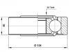 Jeu de joints, arbre de transmission CV Joint Kit:46307515