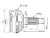 Jeu de joints, arbre de transmission CV Joint Kit:TFB001054EVA