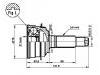 CV Joint Kit:43470-87F96