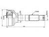 Jeu de joints, arbre de transmission CV Joint Kit:43410-87701