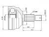 Gelenksatz, Antriebswelle CV Joint Kit:3349K