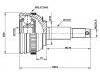 Jeu de joints, arbre de transmission CV Joint Kit:4641883AA