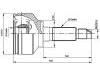 Gelenksatz, Antriebswelle CV Joint Kit:49591-3E000