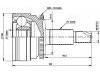 Gelenksatz, Antriebswelle CV Joint Kit:TDJ500040