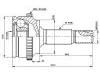 ремкомплект граната CV Joint Kit:43410-52110