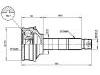 Jeu de joints, arbre de transmission CV Joint Kit:43420-87224