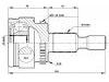 Juego de articulación, árbol de transmisión CV Joint Kit:A 163 330 04 01#