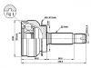 CV Joint Kit:MR553009