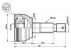 Gelenksatz, Antriebswelle CV Joint Kit:43460-39065