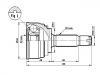 Jeu de joints, arbre de transmission CV Joint Kit:MR222053