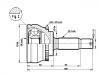 ремкомплект граната CV Joint Kit:MR290409