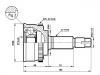 CV Joint Kit:39100-AU115